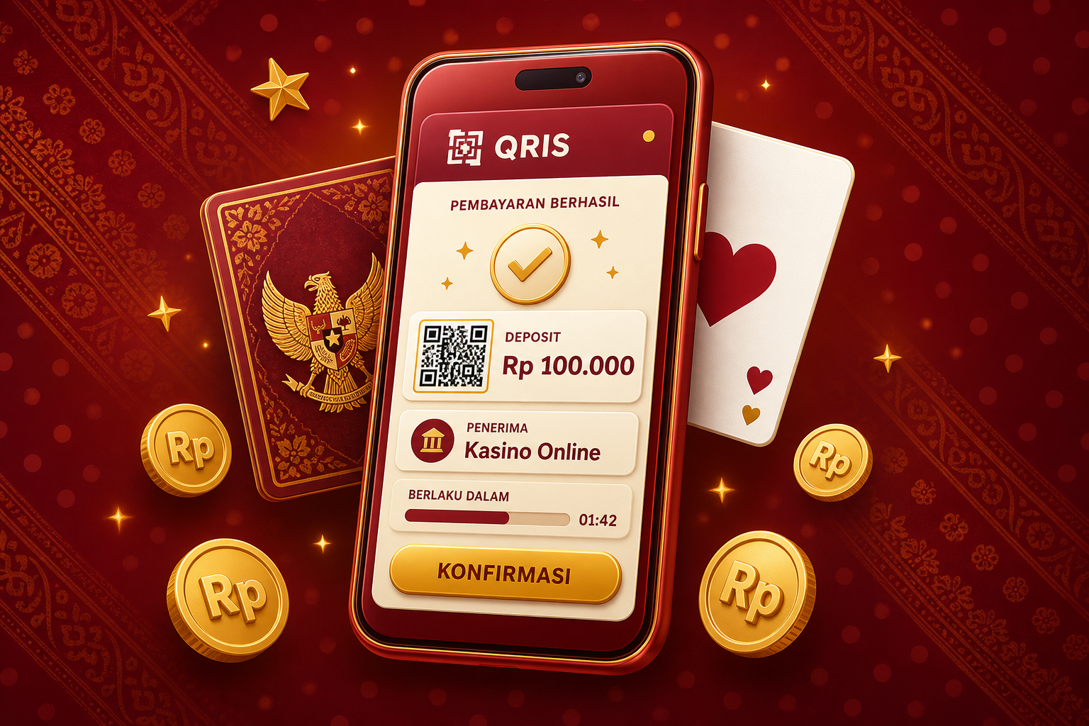 Deposit QRIS ke kasino online di Indonesia